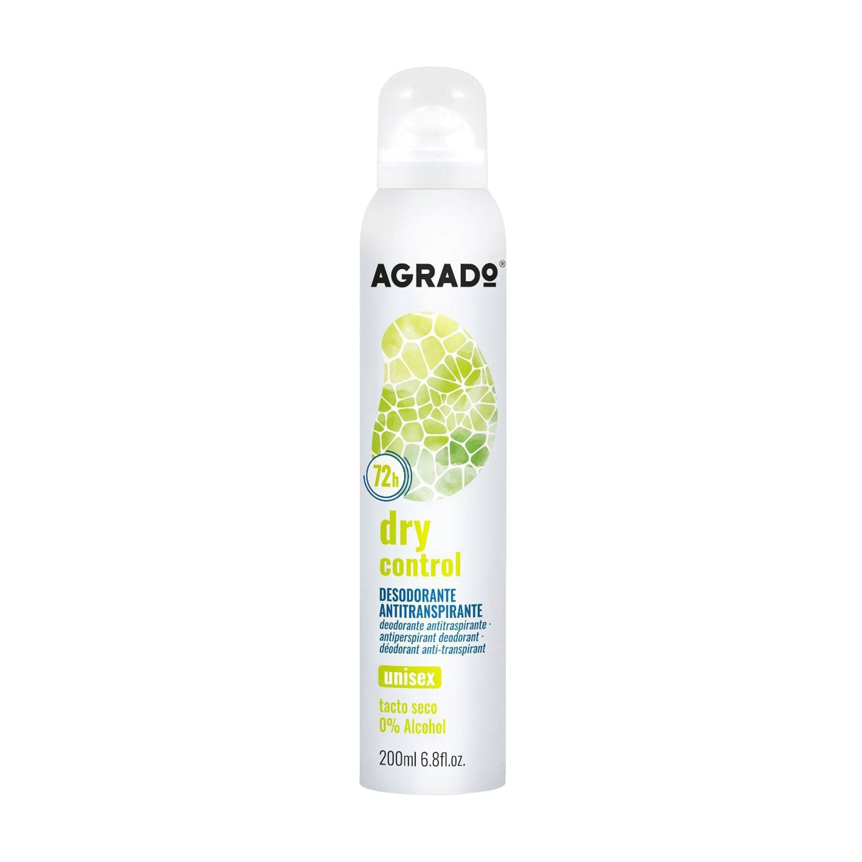 Дезодорант-спрей Agrado Dry Control 72h Deodorant Spray унісекс, 200 мл